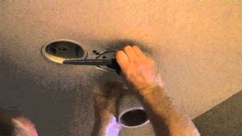 cut drywall for ceiling junction box|cutting holes in electrical box.